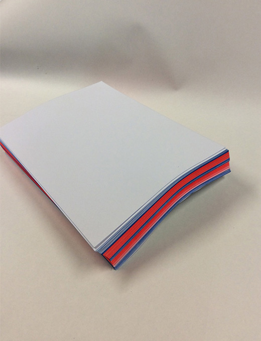 Farbschnitt an Briefpapier Briefpapier und Farbschnitt werkstatt Hoeflich Muenchen