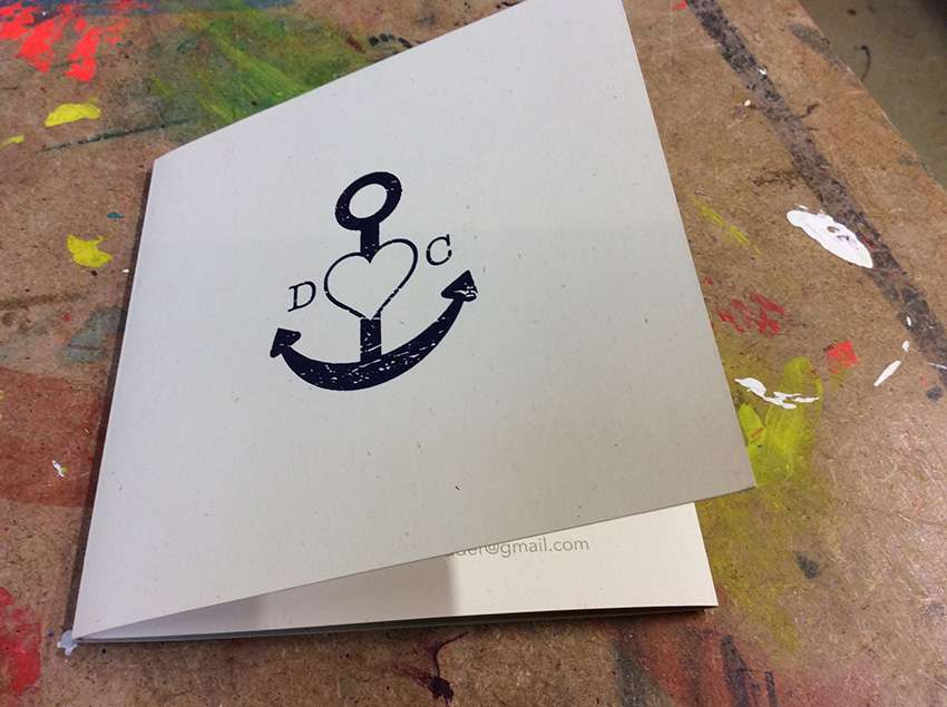 Hochzeitskarten aus der Druckerei Werkstatt Dietz München Herz und Anker sprechen eine unmissverständliche Sprache. Hochzeitskarten aus dem Münchener Westend