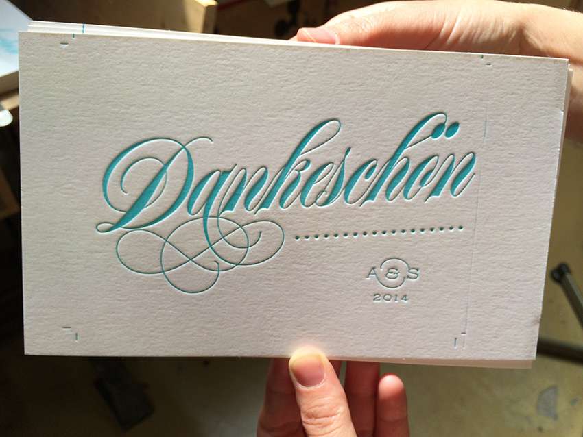 Dankeschön fürs kommen zu unserem Letterpres-Workshop über den Dächern von München