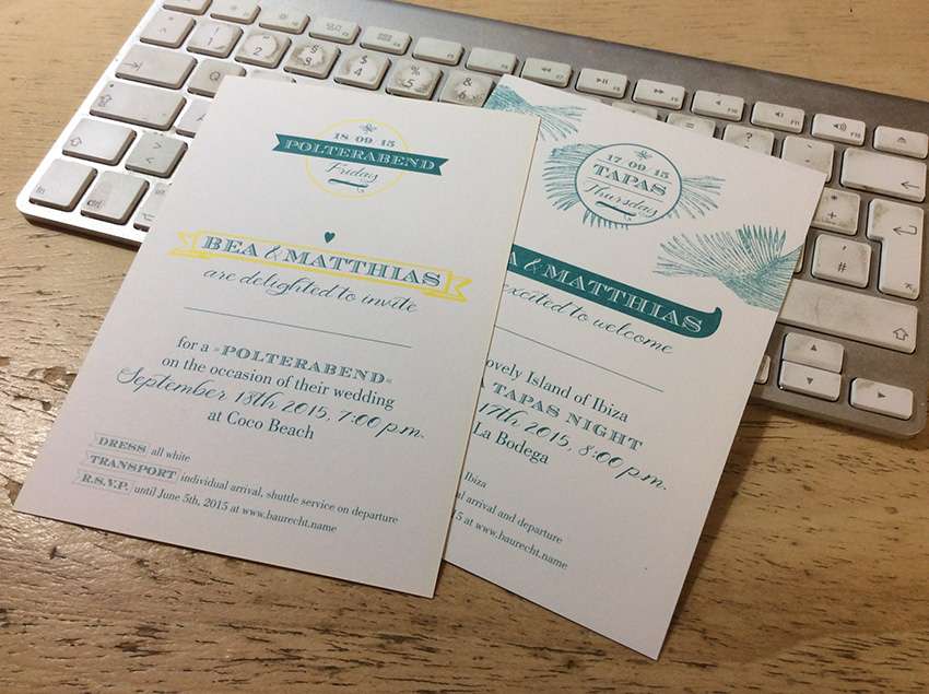 Hochzeitspapeterie. Hochzeitskarten aus der Druckerei Werkstatt Dietz München Hochzeitskarten aus dem Münchener Westend