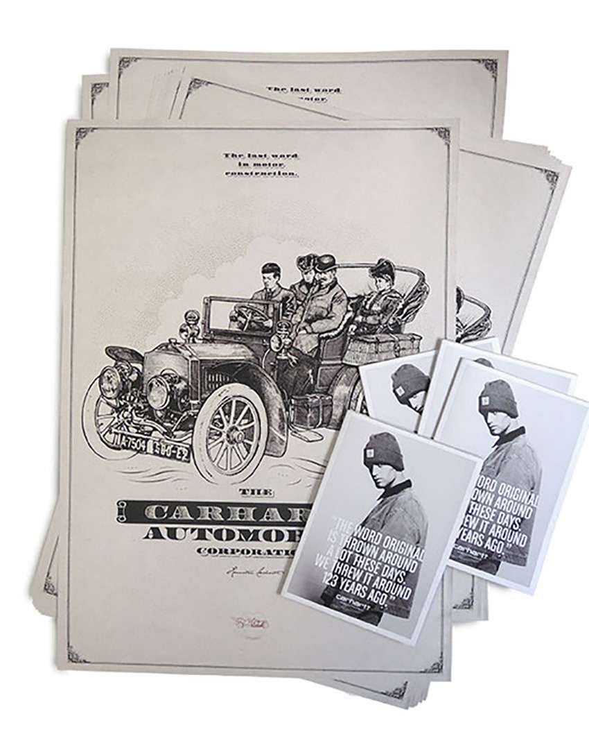 Offsetdrucke für Carhart. Druckerei Werkstatt Dietz über den Dächern von München